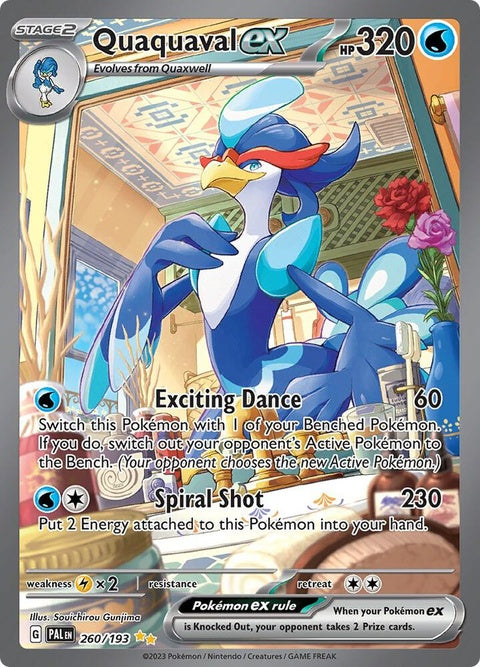 Quaquaval Ex (260) - Paldea Evolved