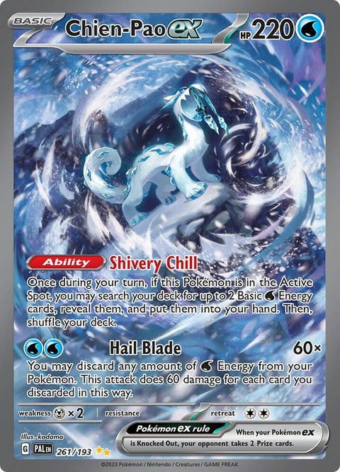 Chien-Pao Ex (261) - Paldea Evolved