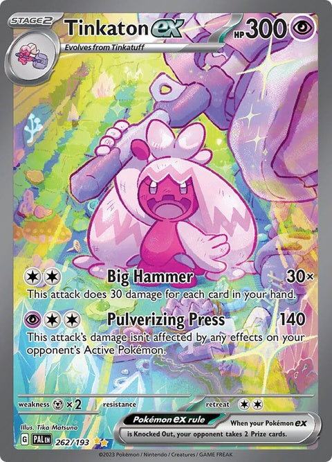 Tinkaton Ex (262) - Paldea Evolved