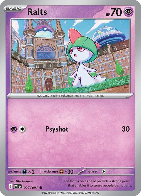 Ralts (27) - Paldean Fates
