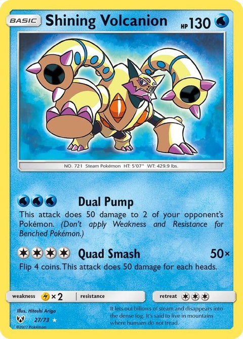 Shining Volcanion (27) - Shining Legends