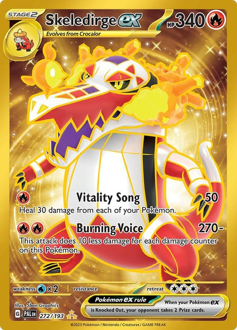 Skeledirge Ex (272) - Paldea Evolved