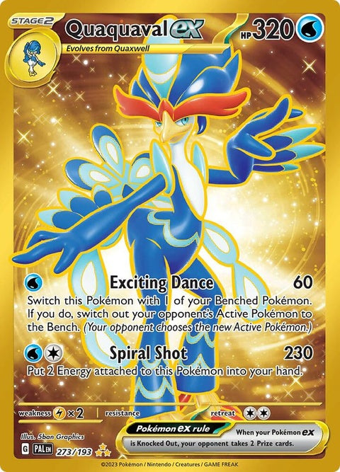 Quaquaval Ex (273) - Paldea Evolved