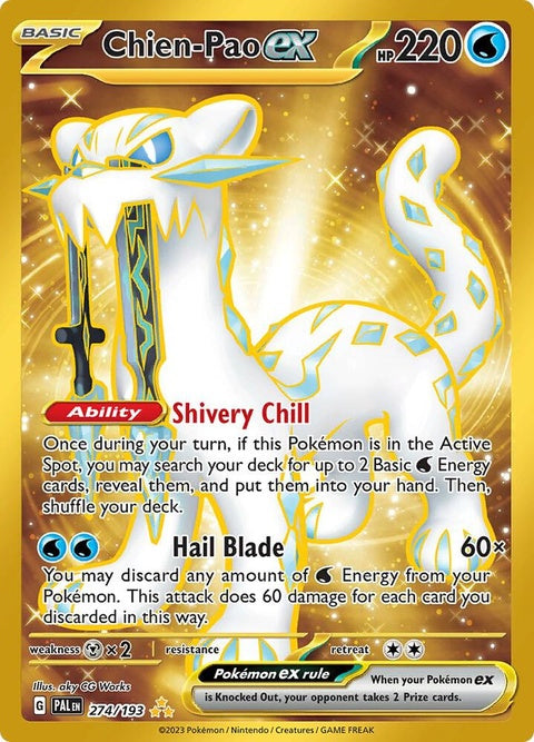 Chien-Pao Ex (274) - Paldea Evolved