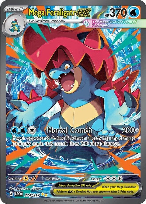 Mega Feraligatr Ex (274) - ME: Ascended Heroes