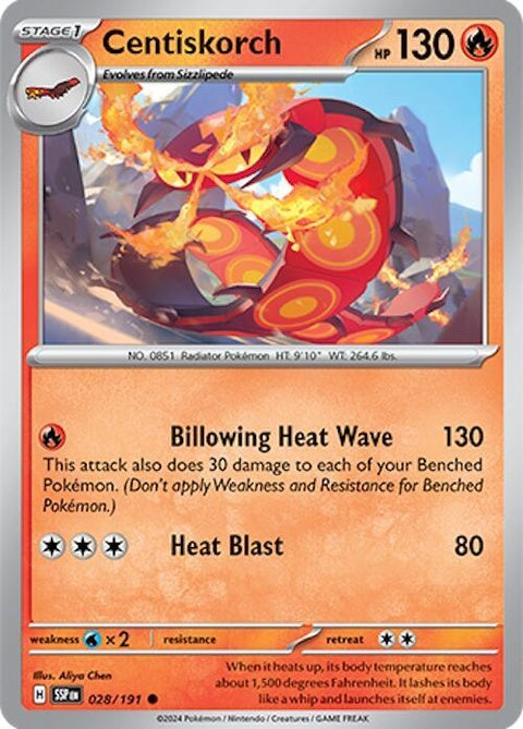 Centiskorch (28) - Surging Sparks