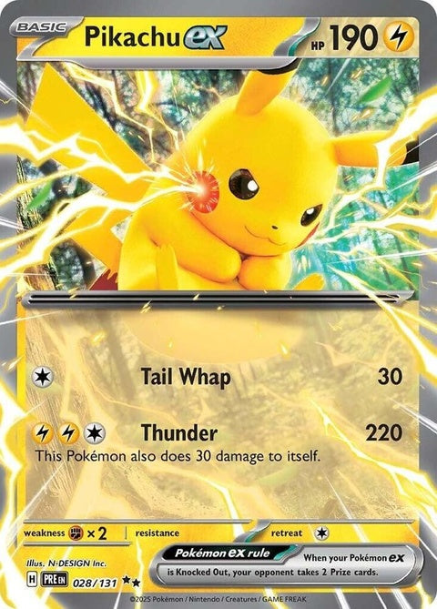 Pikachu Ex (28) - Prismatic Evolutions