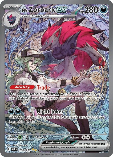 N's Zoroark Ex (286) - ME: Ascended Heroes