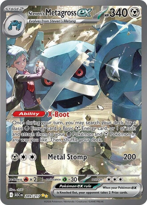 Steven's Metagross Ex (289) - ME: Ascended Heroes