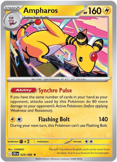 Ampharos (29) - ME04: Chaos Rising