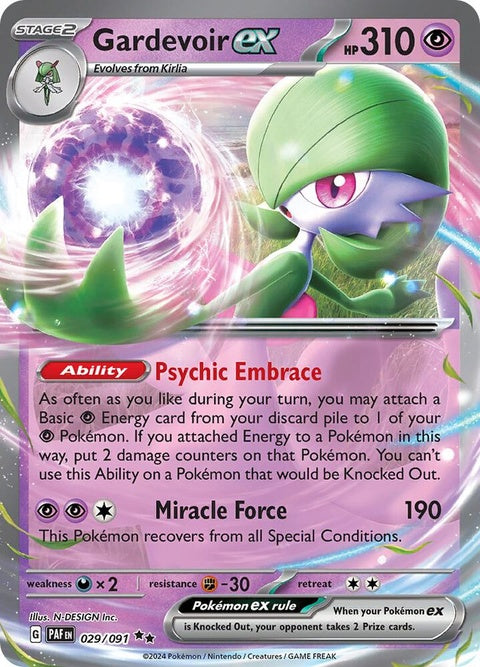 Gardevoir Ex (29) - Paldean Fates