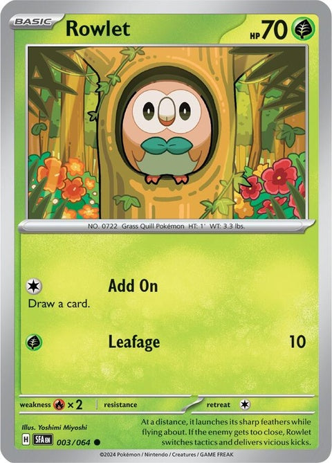 Rowlet (3) - Shrouded Fable