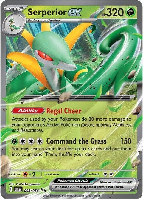 Serperior Ex (3) - Black Bolt