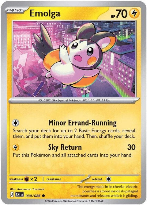 Emolga (30) - ME04: Chaos Rising