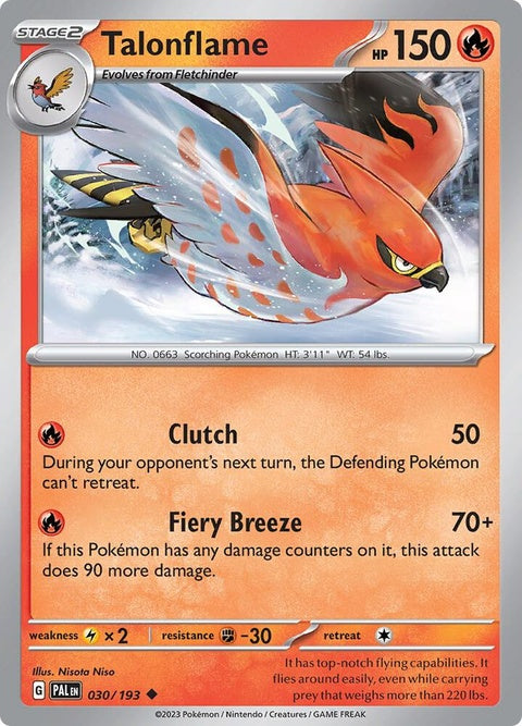 Talonflame (30) - Paldea Evolved
