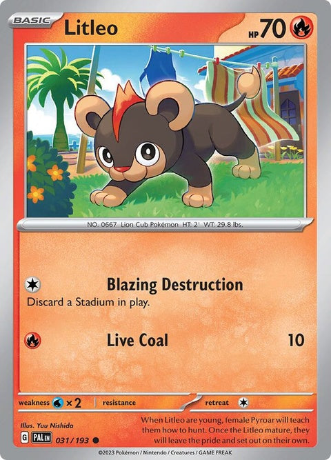 Litleo (31) - Paldea Evolved