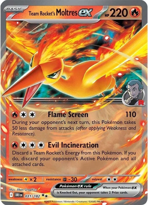 Team Rocket's Moltres Ex (31) - Destined Rivals
