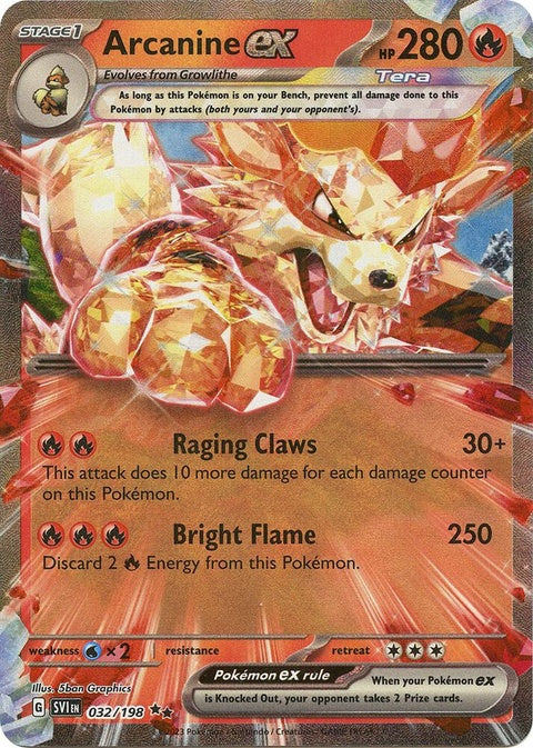 Arcanine Ex (32) - Scarlet & Violet