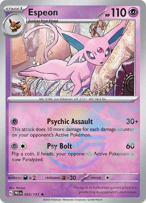 Espeon (33) - Prismatic Evolutions