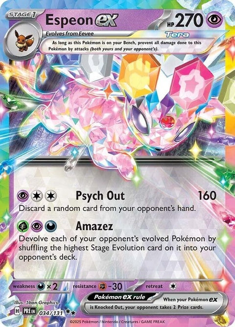 Espeon Ex (34) - Prismatic Evolutions
