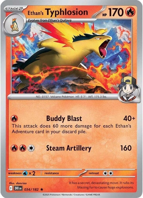Ethan's Typhlosion (34) - Destined Rivals