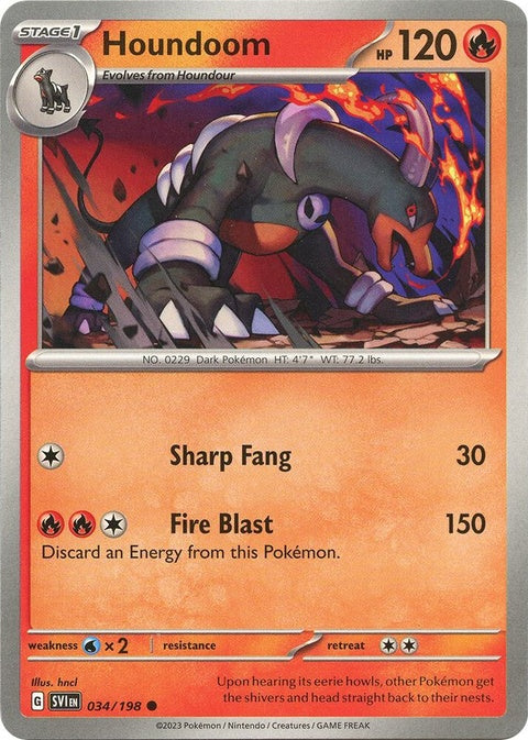 Houndoom (34) - Scarlet & Violet
