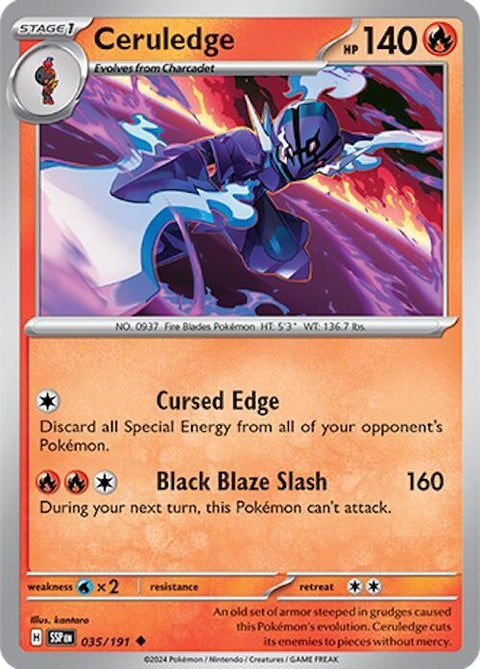 Ceruledge (35) - Surging Sparks