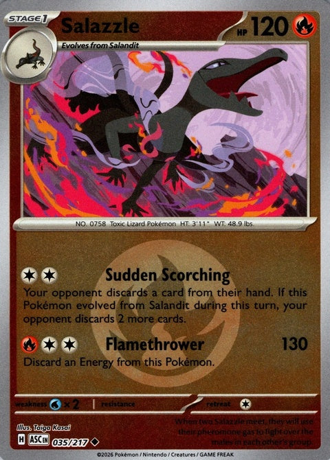 Salazzle (35) - ME: Ascended Heroes