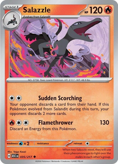 Salazzle (35) - ME: Ascended Heroes
