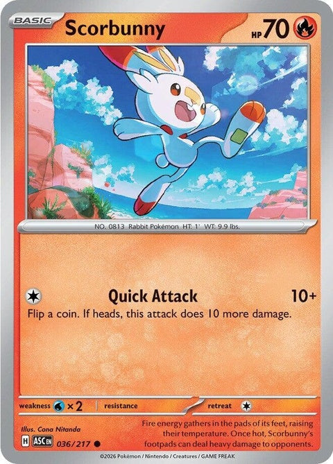 Scorbunny (36) - ME: Ascended Heroes