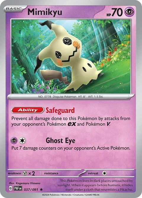 Mimikyu (37) - Paldean Fates