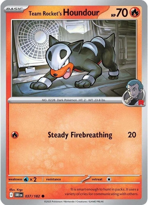 Team Rocket's Houndour (37) - Destined Rivals