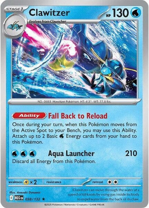 Clawitzer (38) - Mega Evolution