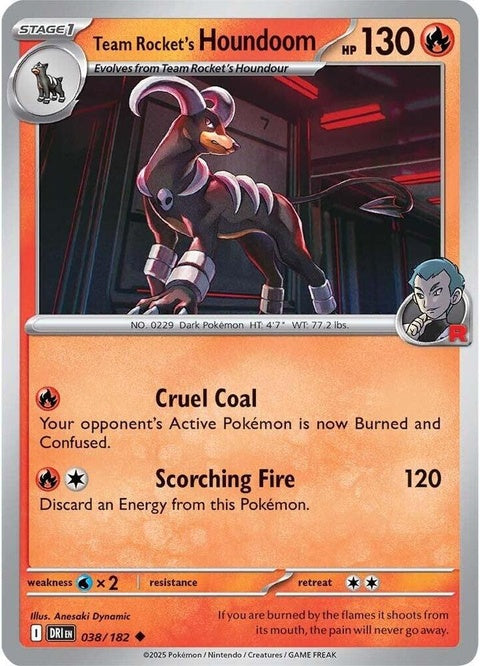 Team Rocket's Houndoom (38) - Destined Rivals
