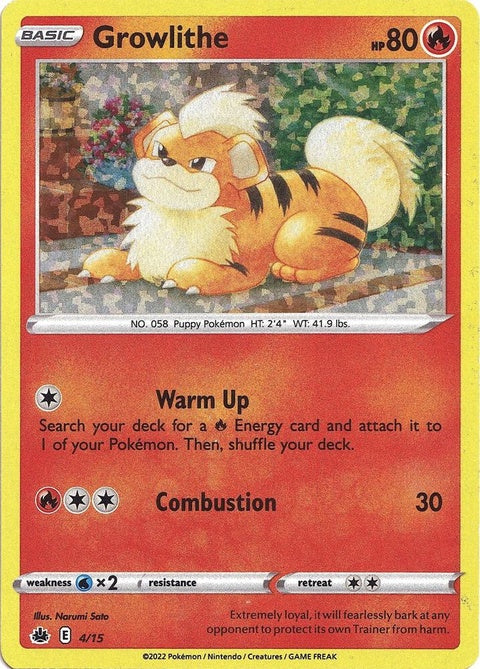 Growlithe (4) - McDonald's Collection 2022