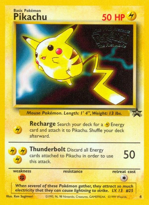 Pikachu (4) - Wizards Black Star Promos