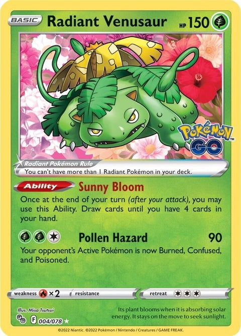 Radiant Venusaur (4) - Pokémon GO