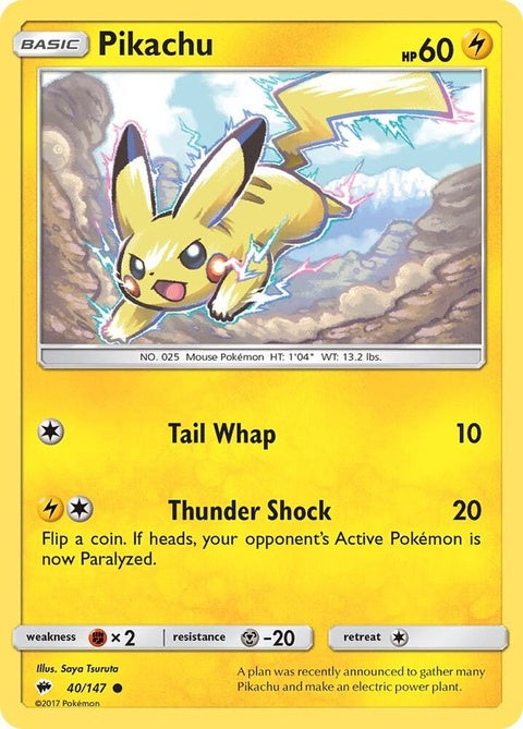 Pikachu (40) - Burning Shadows