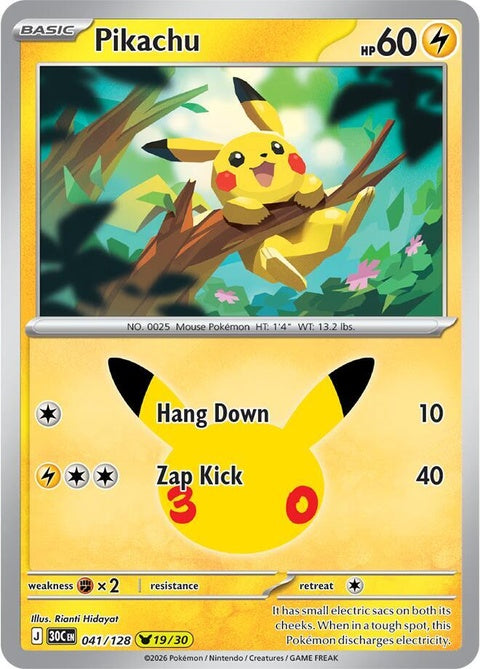 Pikachu (41) - ME: 30th Celebration
