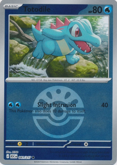 Totodile (41) - ME: Ascended Heroes