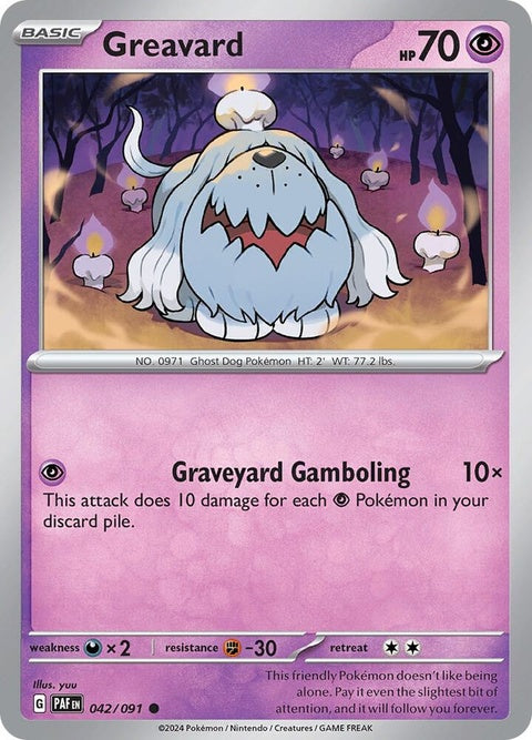 Greavard (42) - Paldean Fates
