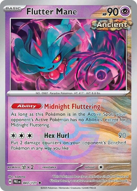 Flutter Mane (43) - Prismatic Evolutions