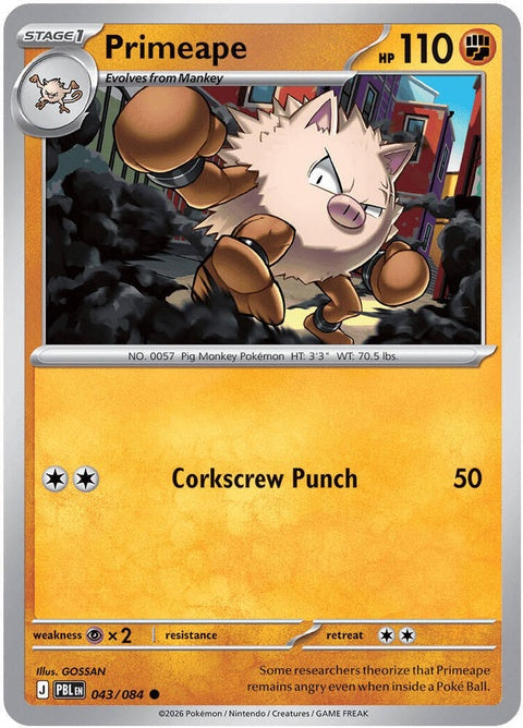 Primeape (43) - ME05: Pitch Black