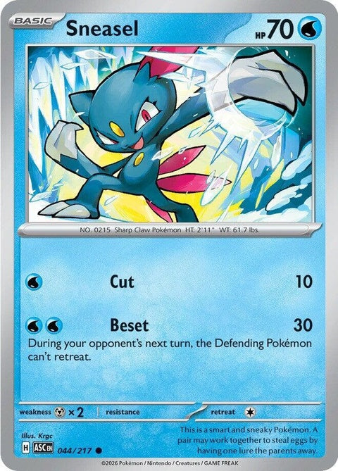 Sneasel (44) - ME: Ascended Heroes