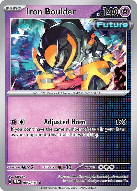 Iron Boulder (46) - Prismatic Evolutions