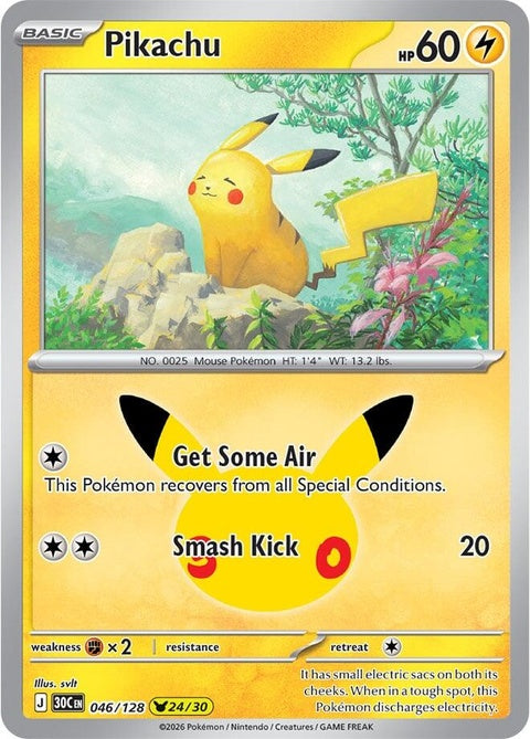 Pikachu (46) - ME: 30th Celebration
