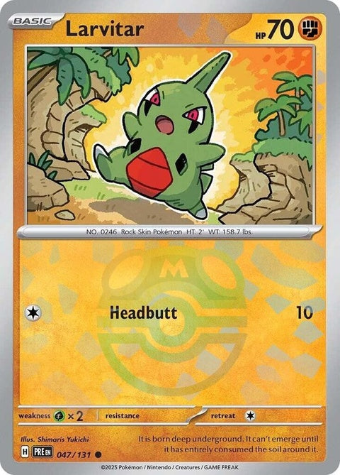 Larvitar (47) - Prismatic Evolutions