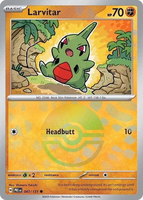 Larvitar (47) - Prismatic Evolutions