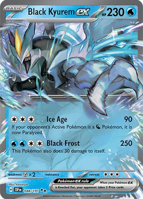 Black Kyurem Ex (48) - Surging Sparks
