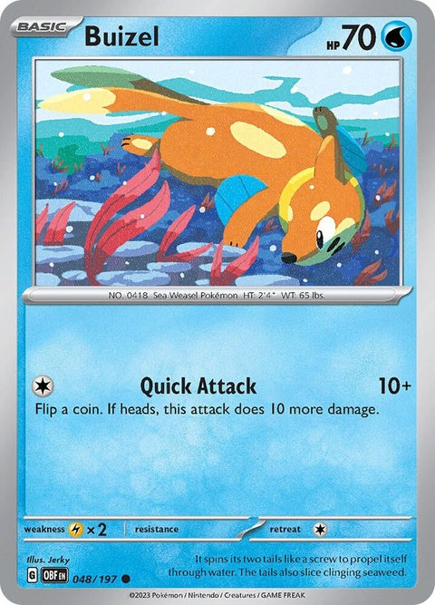 Buizel (48) - Obsidian Flames